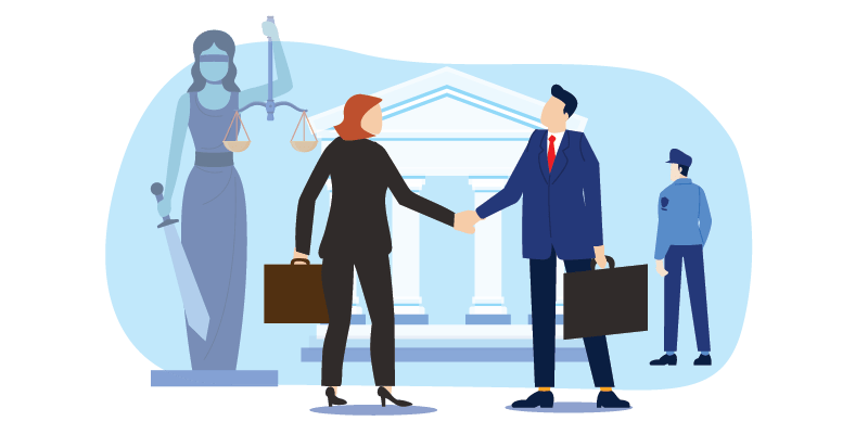 legal insurance illustration
